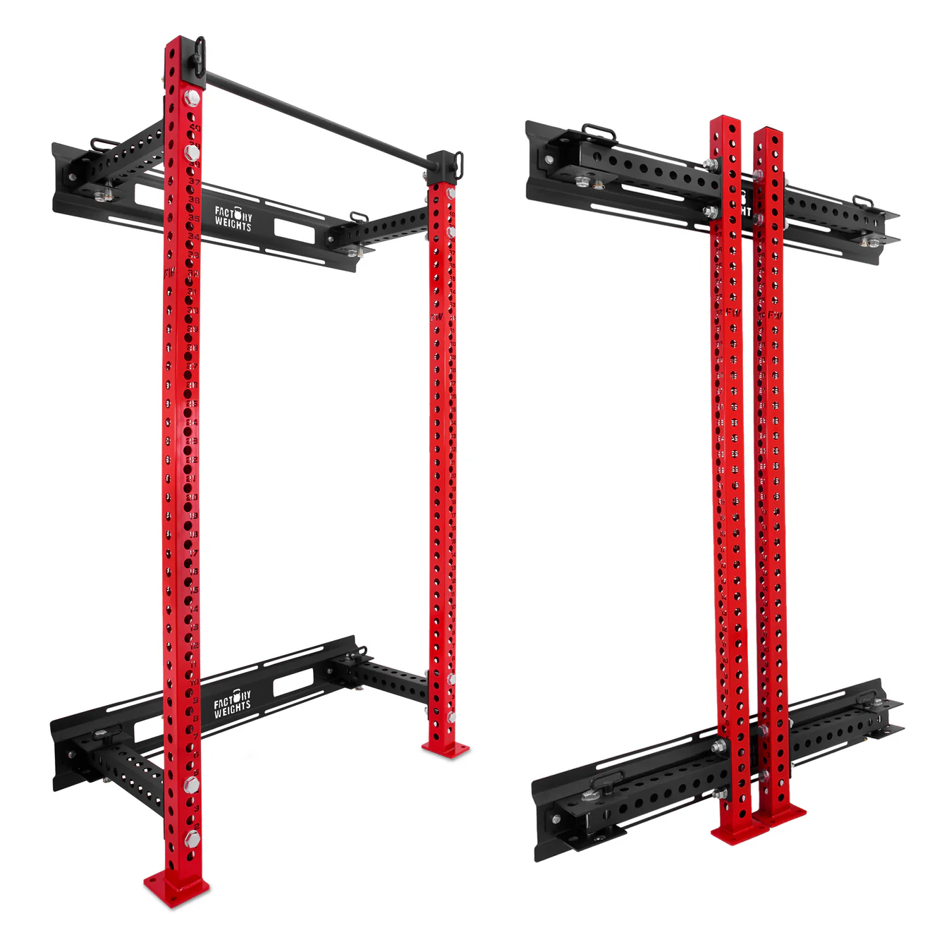 Regular Folding Wall Rack | Space Saving Home Gym Rack | OB Fitness